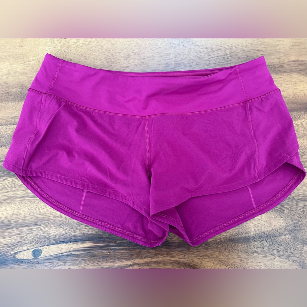 Lululemon speed up running shorts size 6